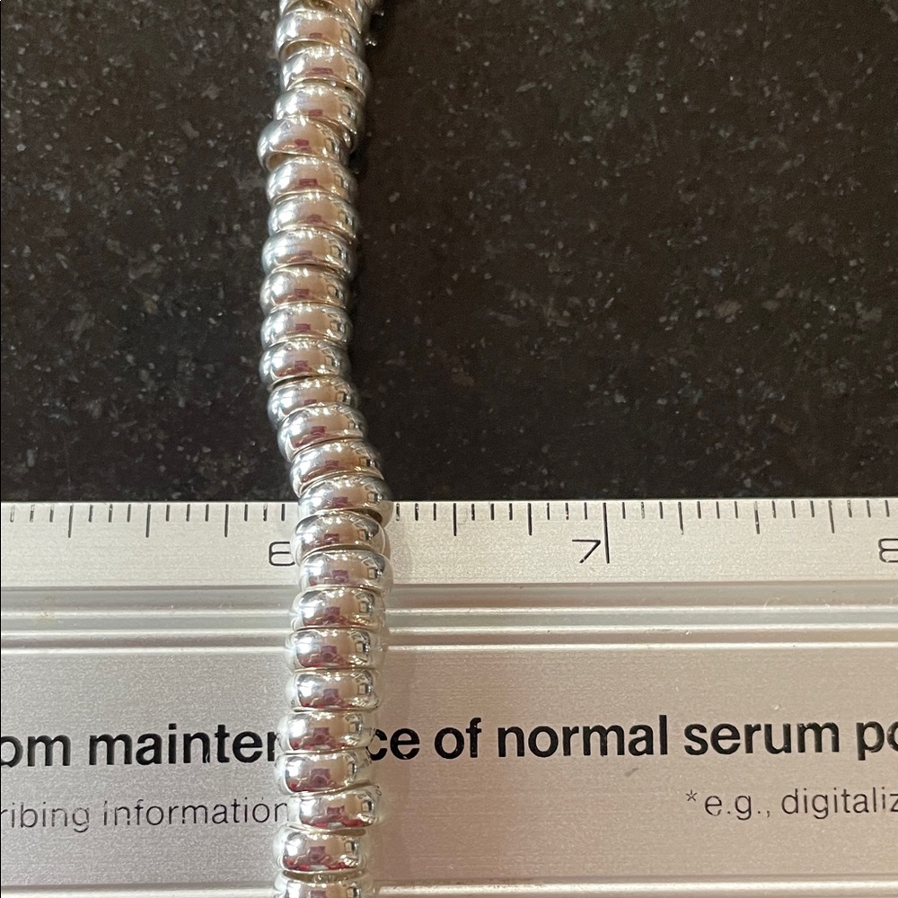 “Cheerios” Sterling Silver Bracelet - Original Price (I have receipt) was 195.00 - Picture 4 of 8